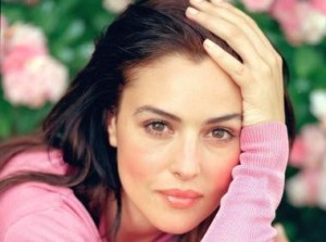 Monica Bellucci da giovane